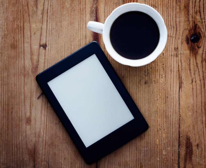 E-Book Reader and Coffee